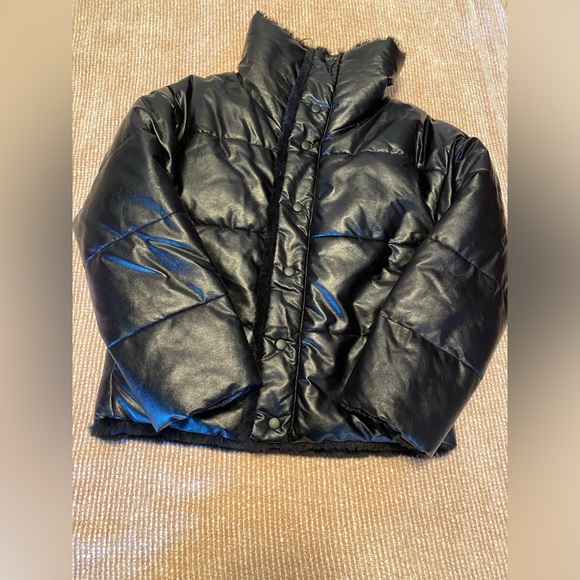 Express Vegan Leather Reversible Jacket - Picture 4 of 15